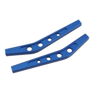 Blue aluminium machined high clearance links - 2 (AX10)