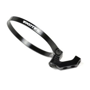Black EXO angled clamp on fan mount (1/10th scale buggies)