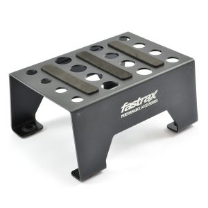 Black aluminium car maintenance stand