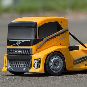 Hyper EPX - electric powered 1/10th on-road Truck Cab race roller - with yellow bodyshell