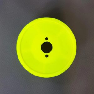 Front dished wheels - yellow (Yokomo YZ10)