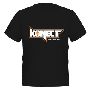 Konect RC - mens black t-shirt (Large)