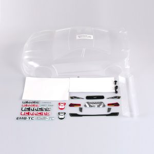 Clear polycarbonate 1/10th touring car body (EMB-TC)