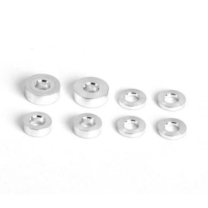 Aluminium washer set - 3x6x1mm, 3x6x2mm, 3x7.5x2.5mm (PTG-2)