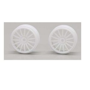 LRP Grip - 15 spoke 24mm touring car wheels - pr (White)