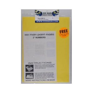 2" Numbers paint mask