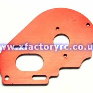 Red anodized motor plate - 4 gear (X6, X60 or X6 Squared)