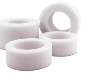 Standard monster truck soft foam liners - white (4)