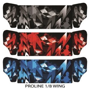 RCS Factory Wing Skins - Black - 2 pcs (Proline Standard wing)
