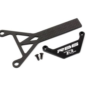 Carbon fibre battery strap with alloy support (Kyosho Ultima RB6)