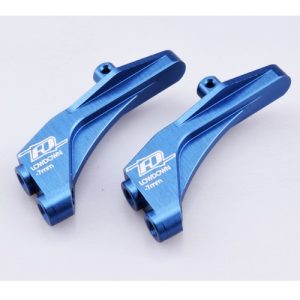 Blue aluminium wing mount set (Associated B5M)