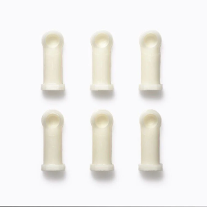 Tamiya 4mm ball end adjusters - white (6)