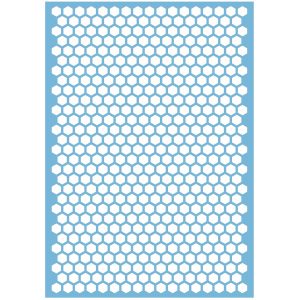 Peel'n'Paint Small 9mm Honeycomb paint mask - 200mm x 285mm (1 sheet)