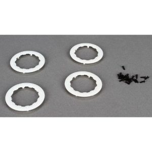 White beadlock rings with screws - 4 (22SCT)