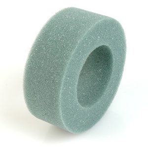 1/10th green Tubby foam tyre inserts - medium - front (2)